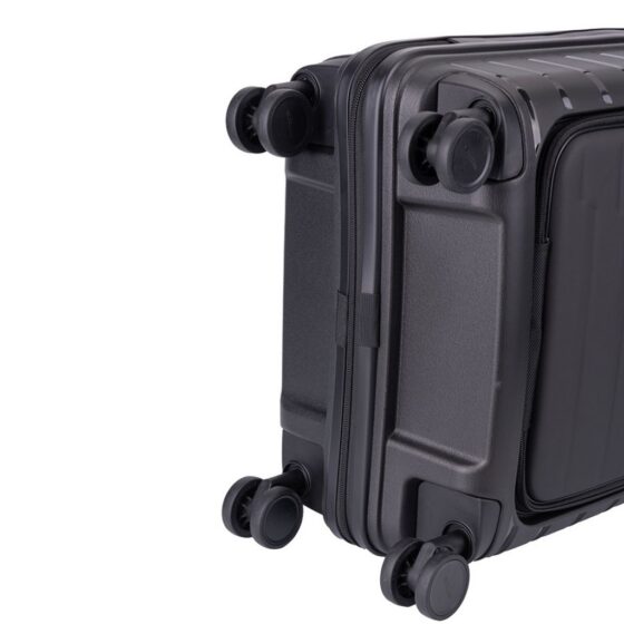 Cellini Business 55cm Easy Access Soft Front Spinner 86652 Black Wheels