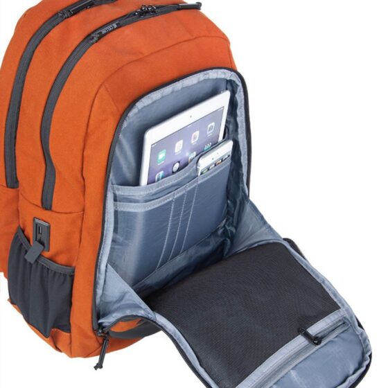 Cellini Explorer Digital Pro Backpack 49946 Rust Front Flap