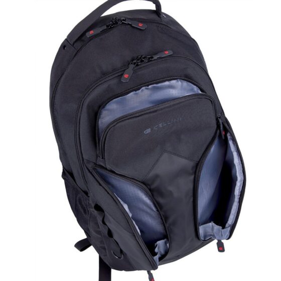 Cellini Explorer Laptop Backpack 49938 Black Front Pockets
