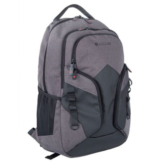 Cellini Explorer Laptop Backpack 49938 Grey Front3qrtr