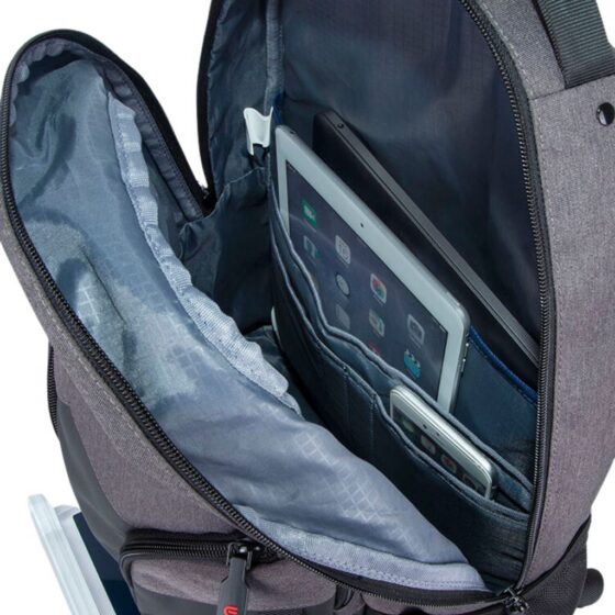 Cellini Explorer Laptop Backpack 49938 Grey Interior