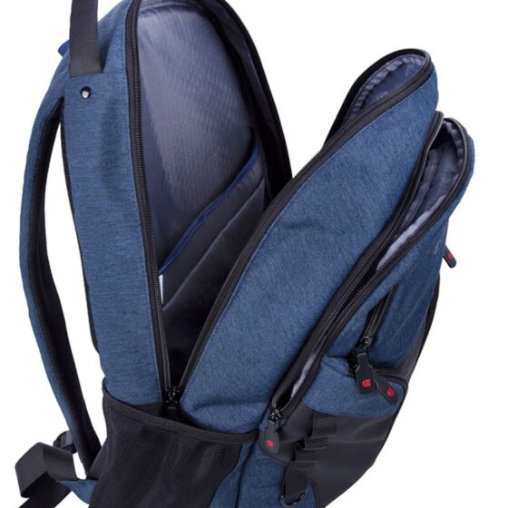 Cellini Explorer Laptop Backpack 49938 Navy Blue Interior