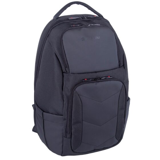Cellini Explorer Mulit Pocket Backpack 49935 Black Front3qrtr