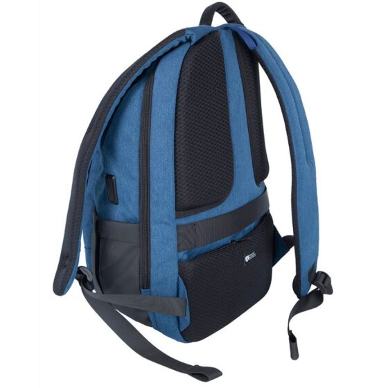 Cellini Explorer Mulit Pocket Backpack 49935 Navy Blue Rear3qrtr