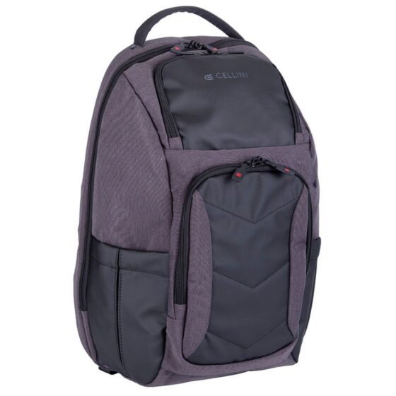 Cellini Explorer Mulit Pocket Backpack 49935 Grey Front3qrtr