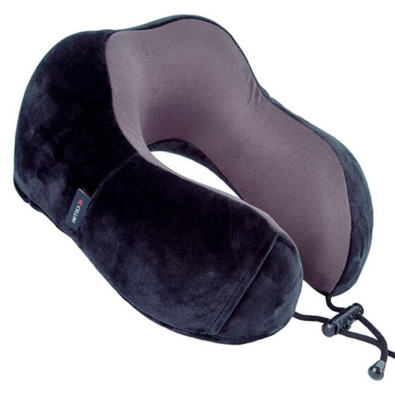 Cellini Folding Memory Pillow 33073 Black Front3qrtr