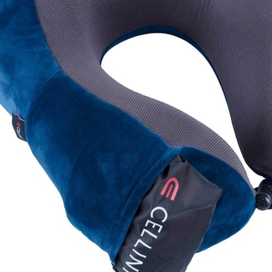 Cellini Folding Memory Pillow 33073 Blue Logo