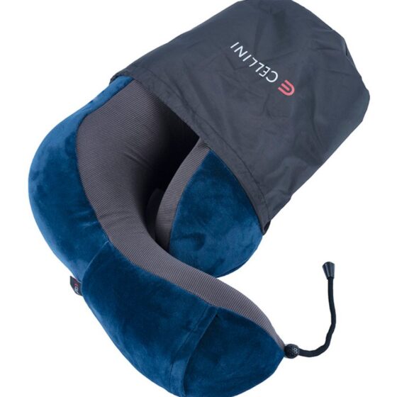 Cellini Folding Memory Pillow 33073 Blue Pack Away