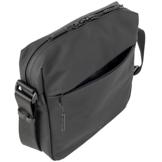 Cellini Hydro 00226 large crossbody black zippers jpg