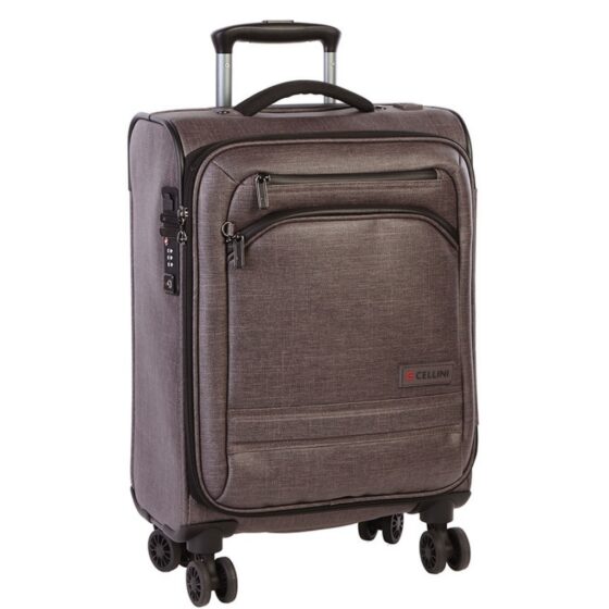Cellini Luggage Origin Spinner 688 50 Hickory Brown Front3qrtr jpg