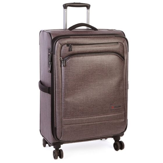 Cellini Luggage Origin Spinner 688 65 Hickory Brown front3qrtr jpg