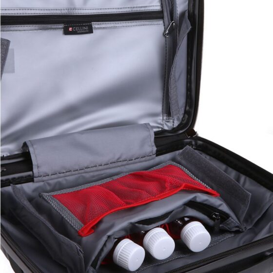 Cellini Microlite 86632 Beauty Vanity Case Black Interior