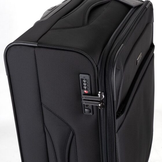 Cellini Microlite S 799 64cm MEdium check in spinner black top3qrtr jpg