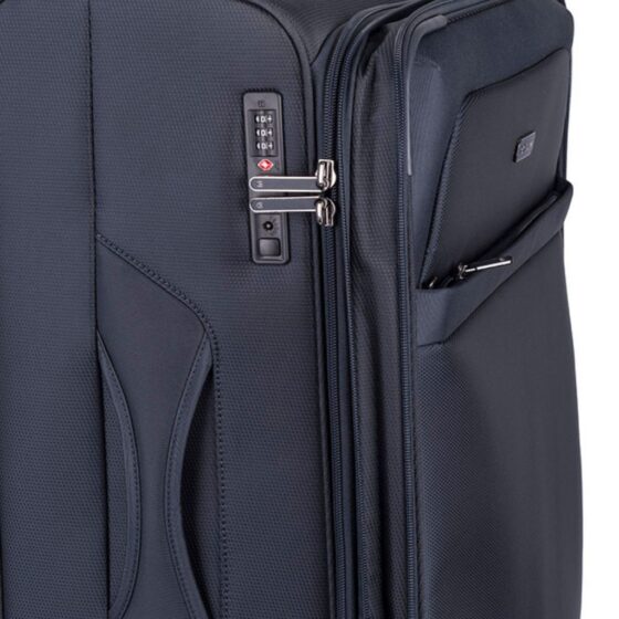 Cellini Microlite S 799 64cm MEdium check in spinner ink blue TSA lock jpg