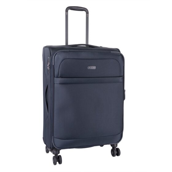 Cellini Microlite S 799 64cm MEdium check in spinner ink blue front3qrtr jpg