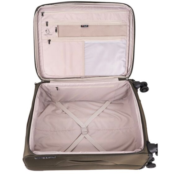 Cellini Microlite S 799 64cm MEdium check in spinner sandalwood brown interior jpg