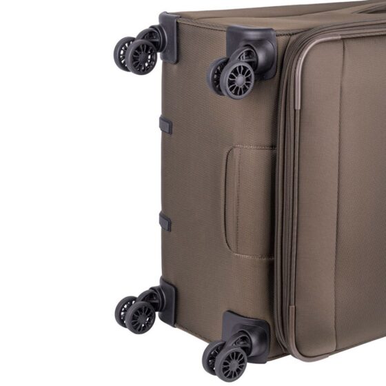 Cellini Microlite S 799 74cm Large check in spinner sandalwood brown wheels jpg