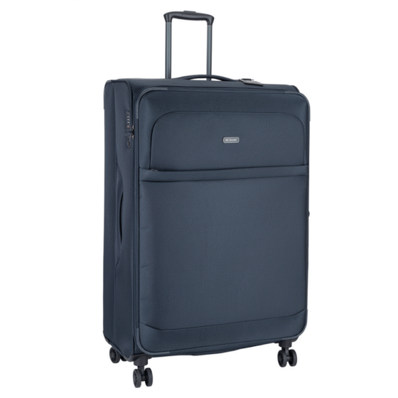 Cellini Microlite S 799 84cm Extra Large check in spinner ink blue front3qrtr png