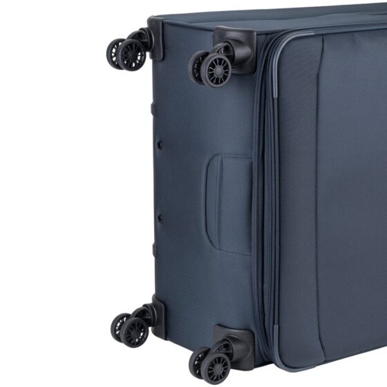 Cellini Microlite S 799 84cm Extra Large check in spinner ink blue wheels jpg