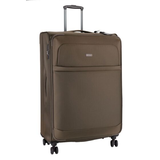 Cellini Microlite S 799 84cm Extra Large check in spinner sandalwood brown front3qrtr jpg