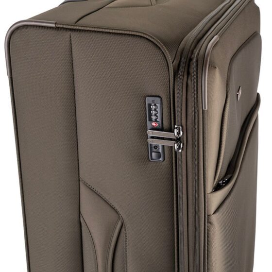 Cellini Microlite S 799 84cm Extra Large check in spinner sandalwood brown top3qrtr jpg