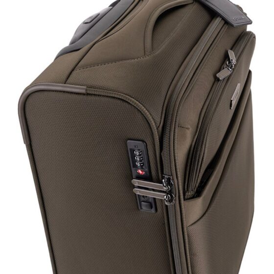 Cellini Microlite S 799 Carry on spinner sandalwood brown top3qrtr jpg