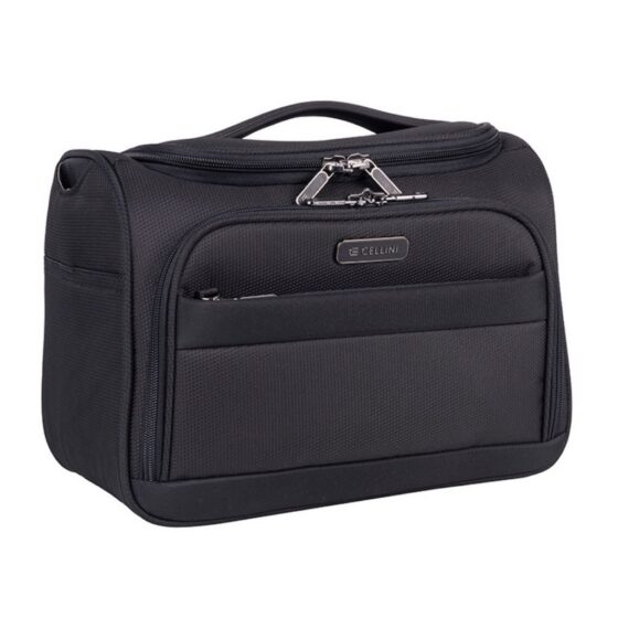 Cellini Microlite S Beauty Case 79932 Black front3qrtr jpg