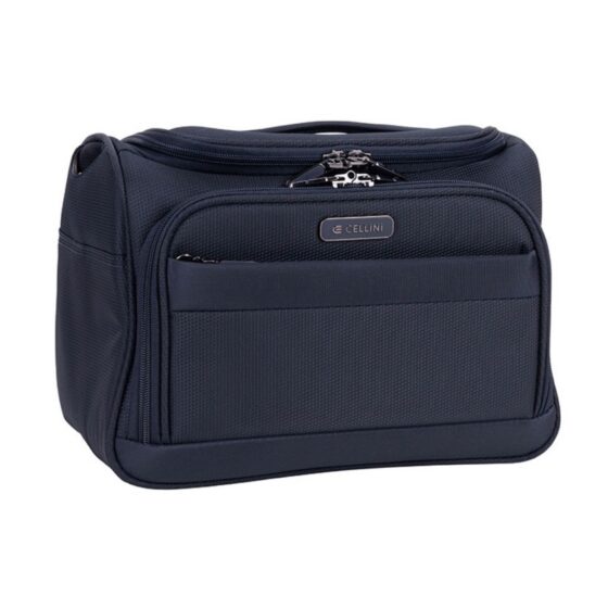 Cellini Microlite S Beauty Case 79932 Ink Blue front3qrtr jpg