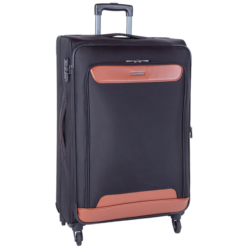 Cellini Monte Carlo 36574 Large Check In Black Front3qrtr