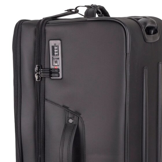 Cellini Nomad Trolley Luggage 273 LArge Black TSA lock jpg
