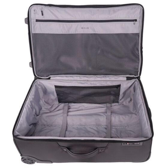 Cellini Nomad Trolley Luggage 273 LArge Black interior1 jpg
