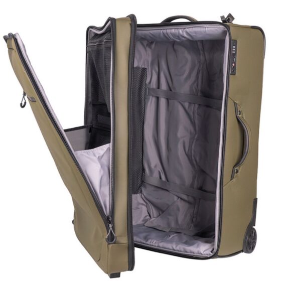 Cellini Nomad Trolley Luggage 273 LArge Green khaki interior2 jpg