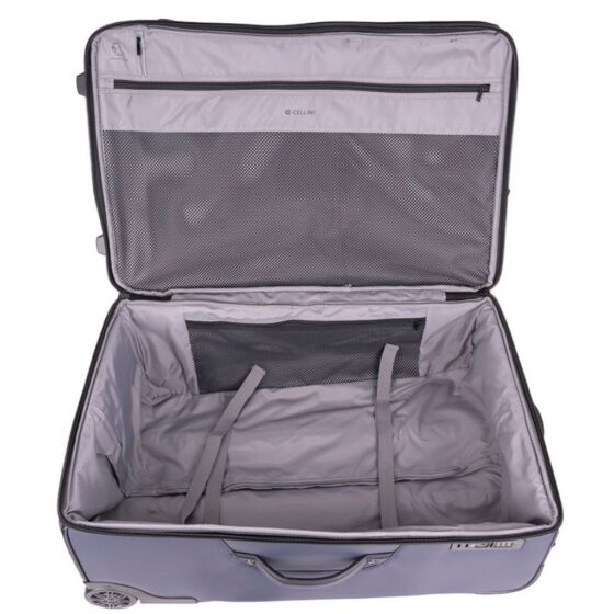 Cellini Nomad Trolley Luggage 273 LArge Navy interior jpg