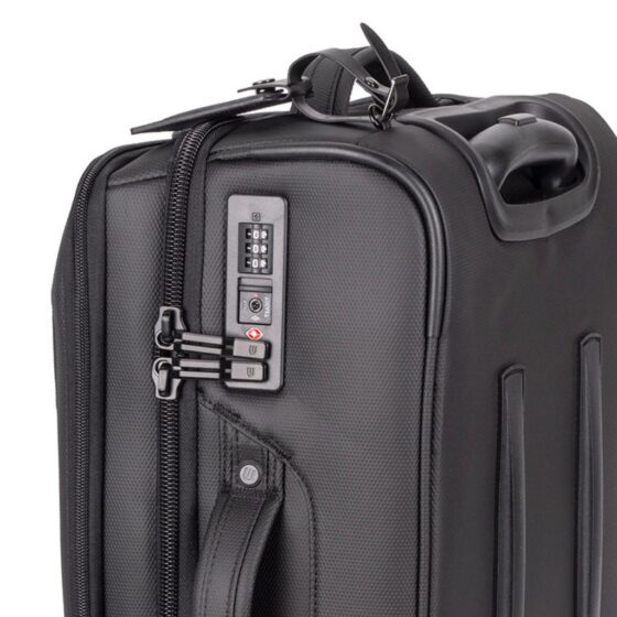 Cellini Nomad Trolley Luggage 273 Small black TSA lock jpg