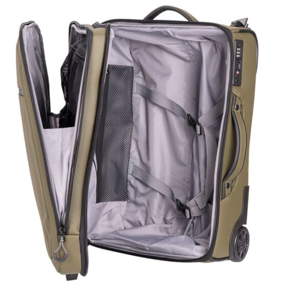 Cellini Nomad Trolley Luggage 273 Small green khaki interior2 jpg