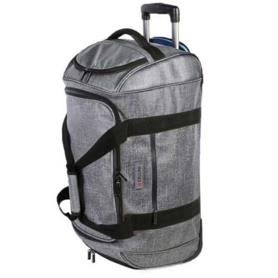 Cellini Origin Rolling Duffle 688 64 Medium Grey front jpg