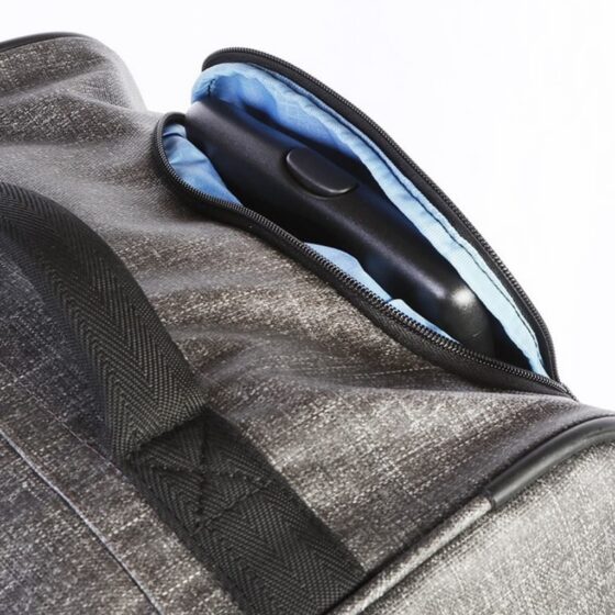 Cellini Origin Rolling Duffle 688 Grey detail jpg