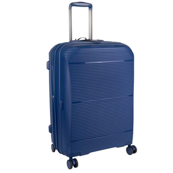 Cellini Qwest Spinner Luggage Expander 869 Navy 65 Front3qrtr