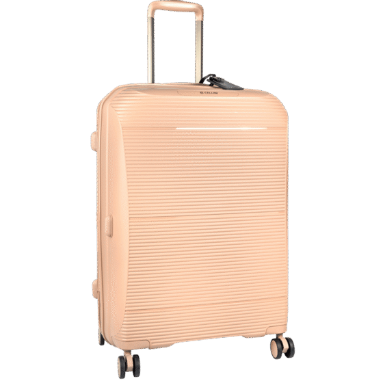 Cellini Qwest Spinner Luggage expander 869 Rock Brown Large front3qrtr png