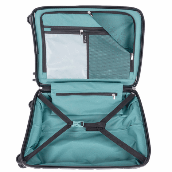Cellini Rapido Spinner 20055 carry on spinner black interior png
