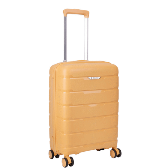 Cellini Rapido Spinner 20055 carry on spinner yellow front3qrtr png