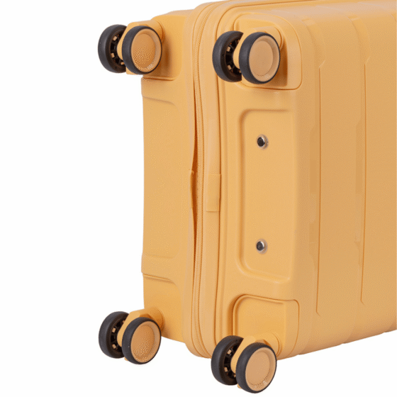 Cellini Rapido Spinner 20055 carry on spinner yellow wheels png
