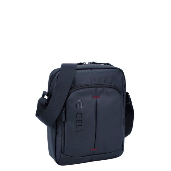 Cellini Sidekick 29463 Black Digital Sling Bag Front3qrtr Primary