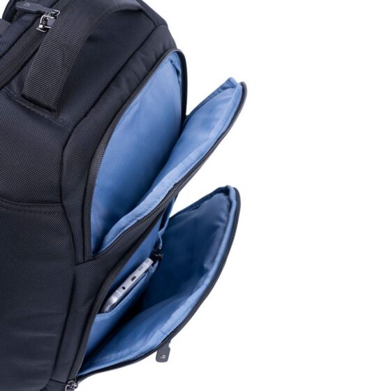 Cellini Sidekick Executive Laptop Backpack 48746 Black Front Organisers