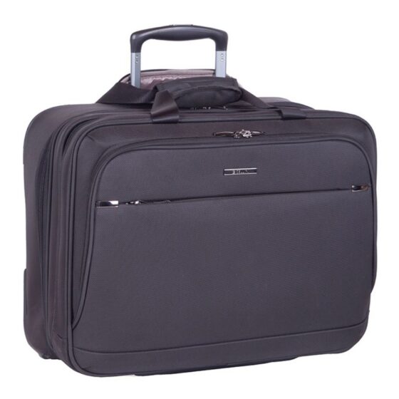 Cellini Smartcase 17 Inch Mobile Business Trolley 18347 Black Front3qrtr
