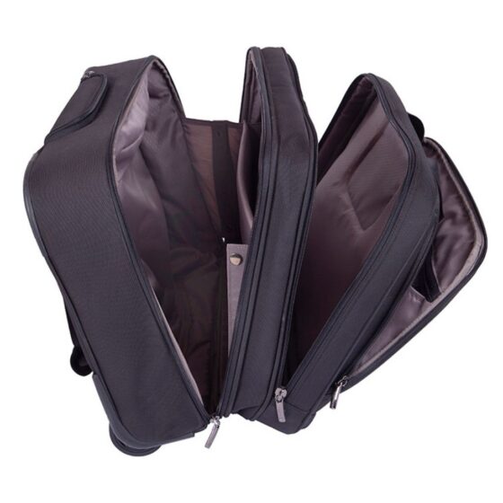 Cellini Smartcase 17 Inch Mobile Business Trolley 18347 Black Interior