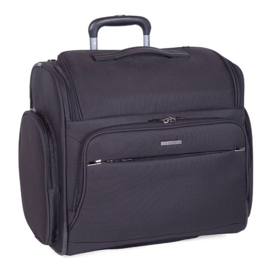 Cellini Smartcase Mobile Business Trolley Black 18346 Front3qrtr