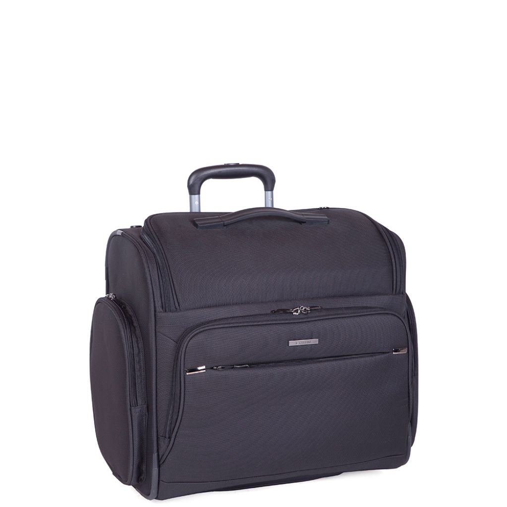 Cellini Smartcase Mobile Business Trolley Black 18346 Front3qrtr Primary