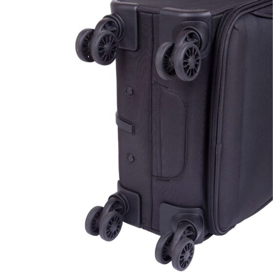 Cellini Smartcase Spinner 183 Black 50cm Wheels
