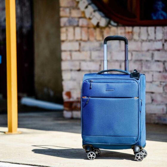 Cellini Smartcase Spinner Collection 183 Blue 50cm Lifestyle